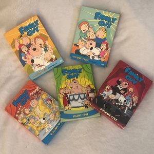 5 Season’s of FAMILY GUY DVD’s